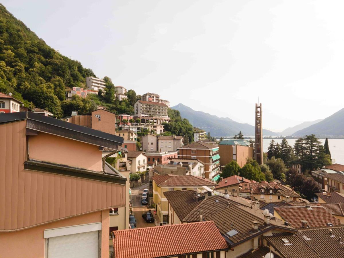 Casa Elea_ Panoramic Attic In City Center Campione dʼItalia Exterior foto